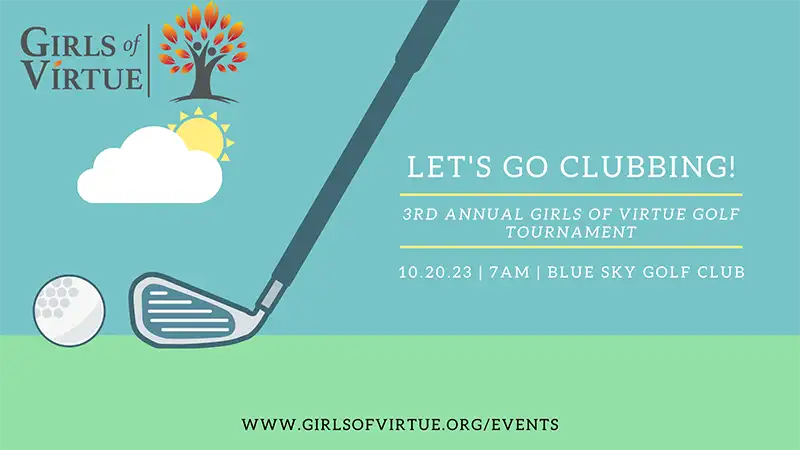 Girls of Virtue Golf Tournament, golf, fundraiser, play golf